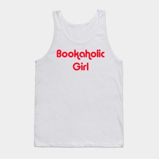 Bookaholic Girl Tank Top